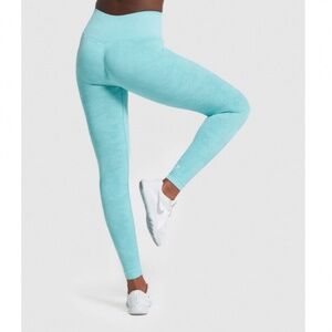 Gymshark Adapt Seamless Teal Camp Blue Leggings